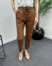 kahve 1027 deri pantolon 3