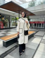 taş şal detaylı kaban