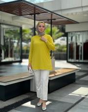 sarı 5006 basic tunik
