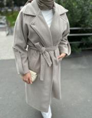 bej 7798 kaşe kaban 7