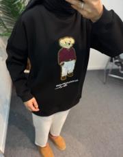 siyah teddy şardonlu sweatshirt 4