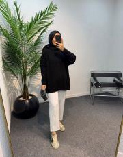 siyah 30191 triko kazak