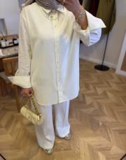 ekru keten gömlek 3