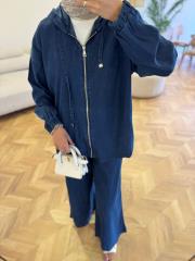 lacivert 5869 denim takım 3