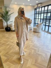 bej 14297 şerit detaylı takım