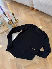 siyah 5505 soğuk iplik triko kazak 2