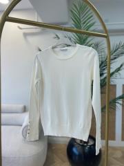 ekru 5505 soğuk iplik triko kazak