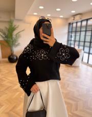 siyah 2621 triko kazak