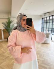 pembe 2621 triko kazak