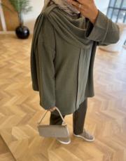 çağla şal kapama detaylı hırka 3