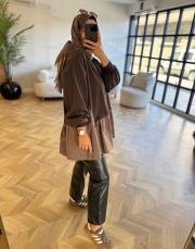 kahve garnili sweatshırt 3