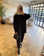 siyah retro oysh takım