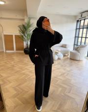 siyah dikişli oysh takım