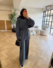 antrasit dikişli oysh takım 2