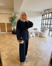 lacivert dikişli oysh takım