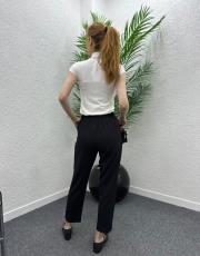 siyah 040 duble paça kalem pantolon 3