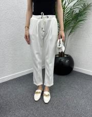 beyaz 040 duble paça kalem pantolon